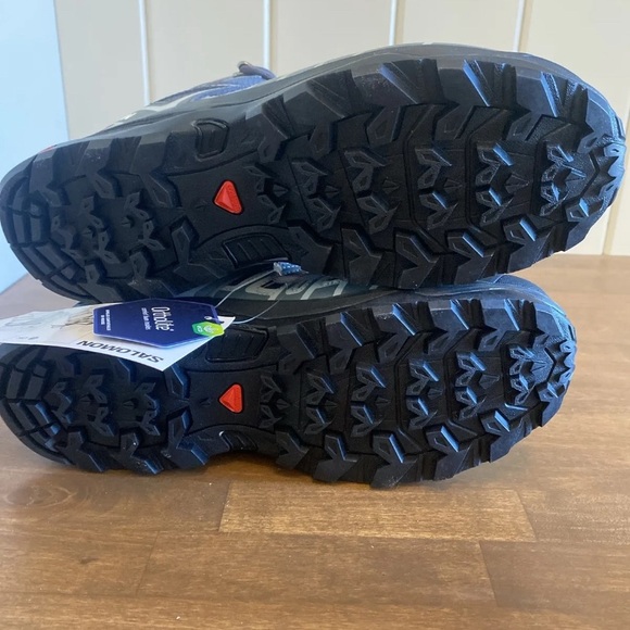 Salomon X Ultra Pioneer Mid CSWP Hiking Boot 9.5 EU 42 Ebony/Stormy Weather - Picture 8 of 8